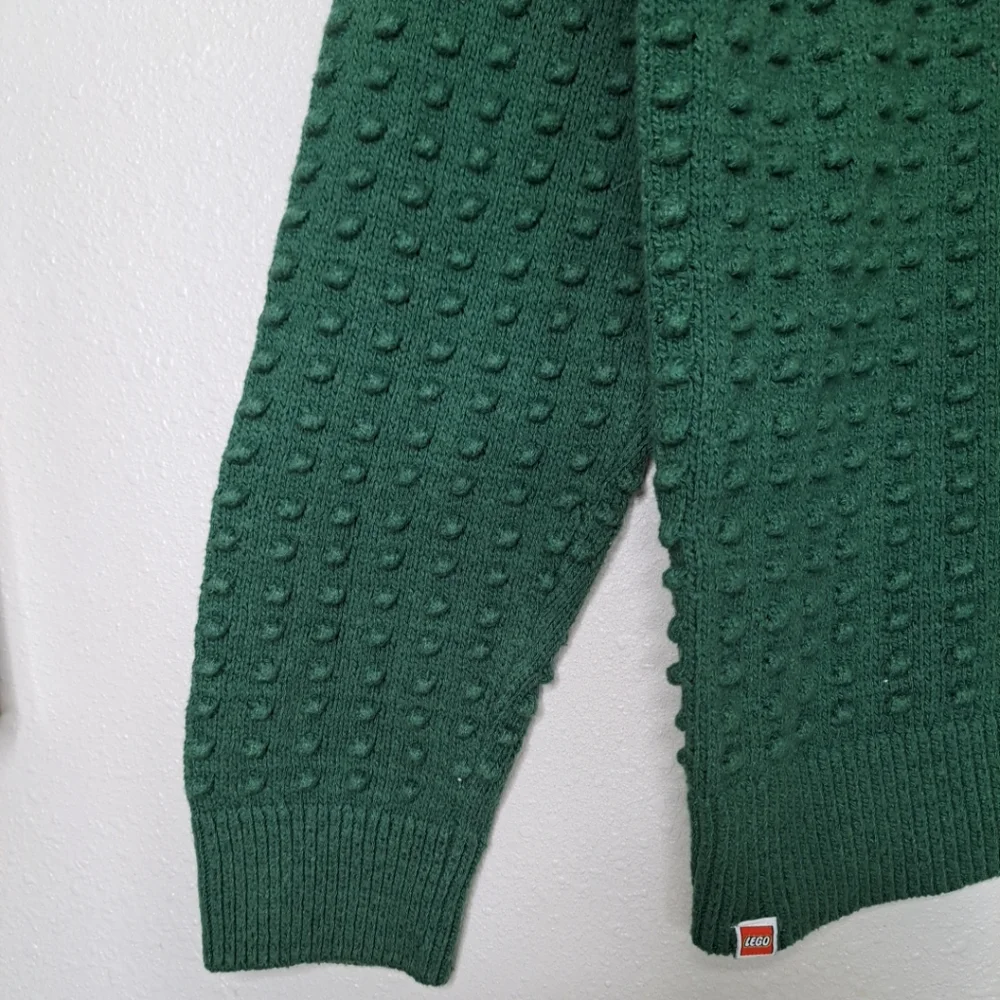 Men's Textured Sweater LEGO Collection x Target Green Medium